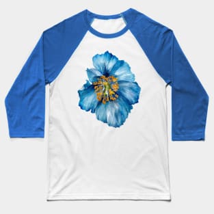 Blue Poppy Baseball T-Shirt